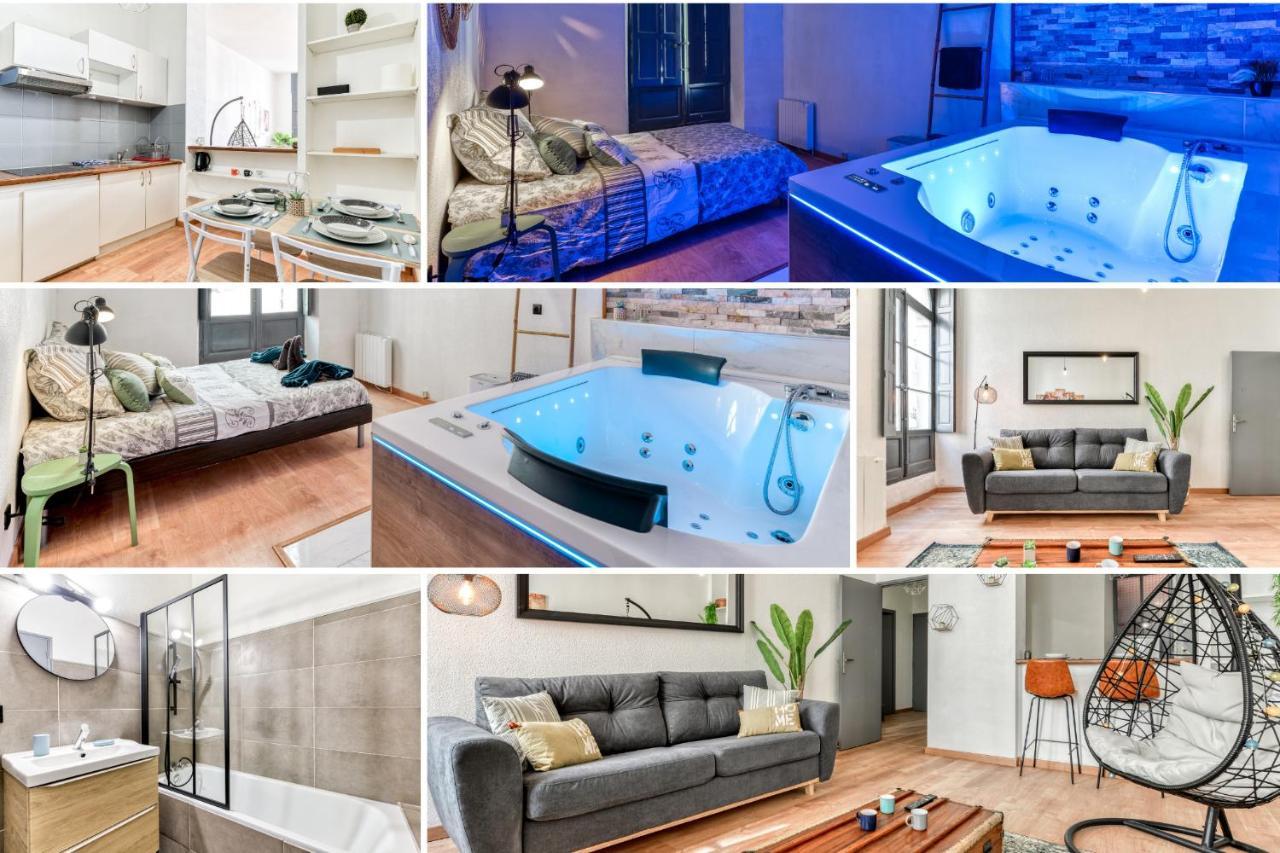 Ferienwohnung Parenthese Occitane -Wifi - Balneo- Parking Gratuit - Netflix Carcassonne Exterior foto