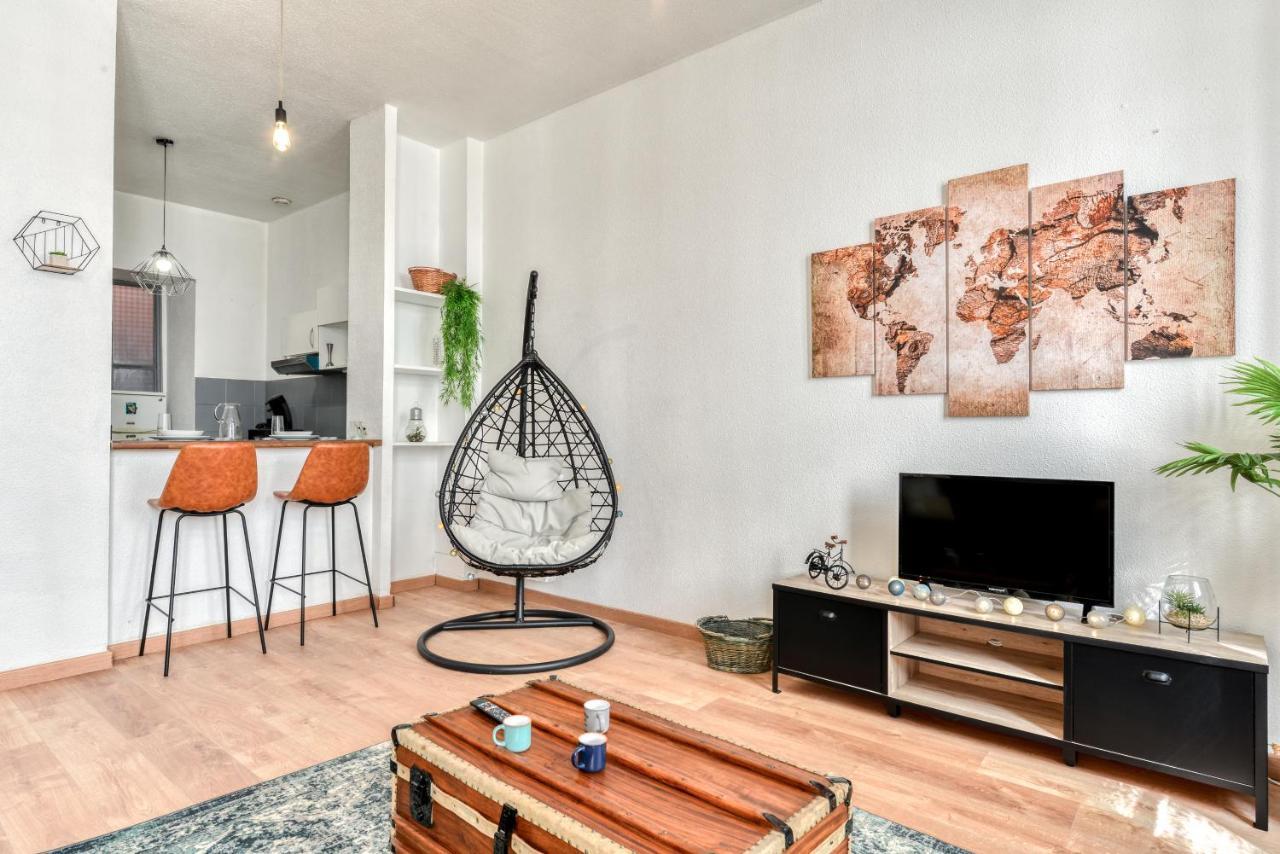 Ferienwohnung Parenthese Occitane -Wifi - Balneo- Parking Gratuit - Netflix Carcassonne Exterior foto