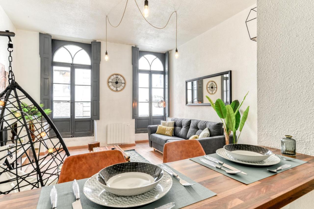 Ferienwohnung Parenthese Occitane -Wifi - Balneo- Parking Gratuit - Netflix Carcassonne Exterior foto